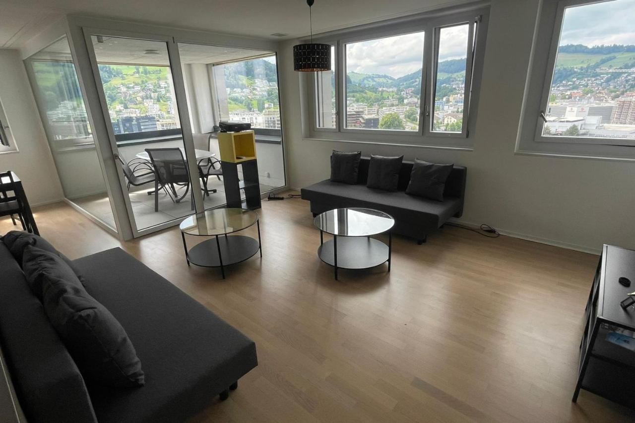 Dream View Apt With Homecinema Netflix & Loggia Lucerna Esterno foto