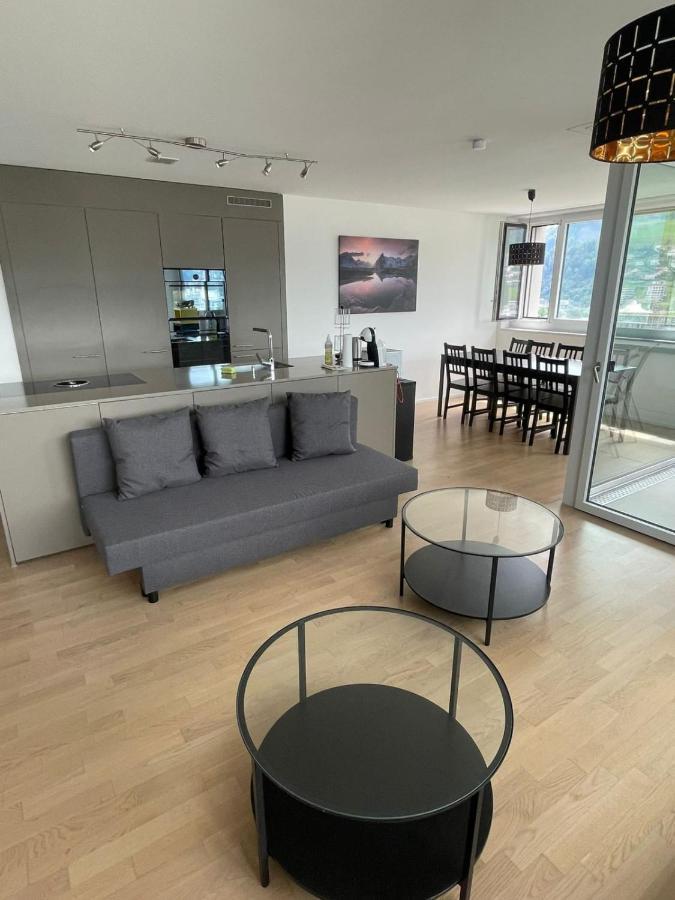 Dream View Apt With Homecinema Netflix & Loggia Lucerna Esterno foto