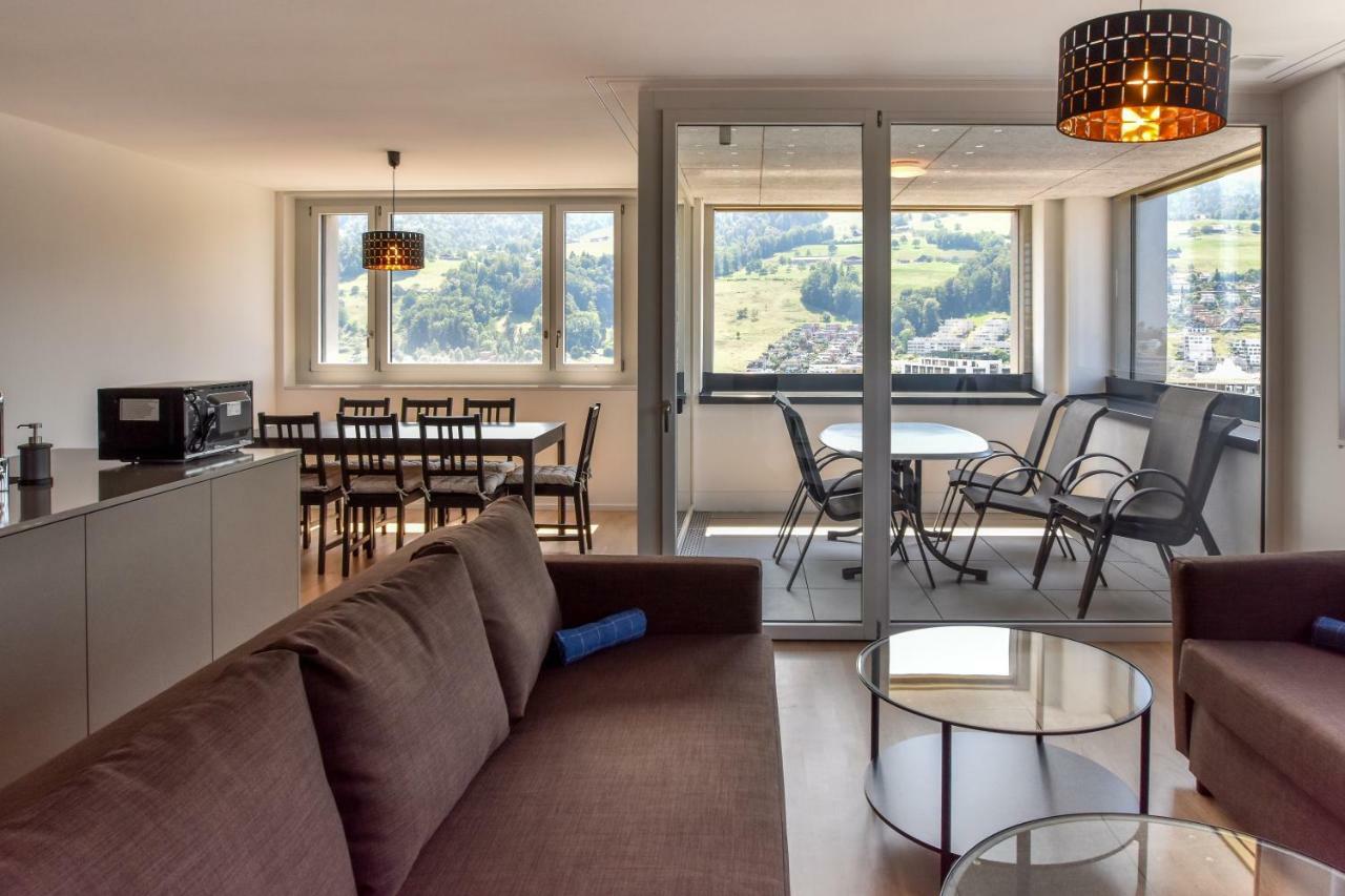Dream View Apt With Homecinema Netflix & Loggia Lucerna Esterno foto